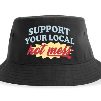 Alix Earle Support Your Local Hot Mess Sustainable Bucket Hat