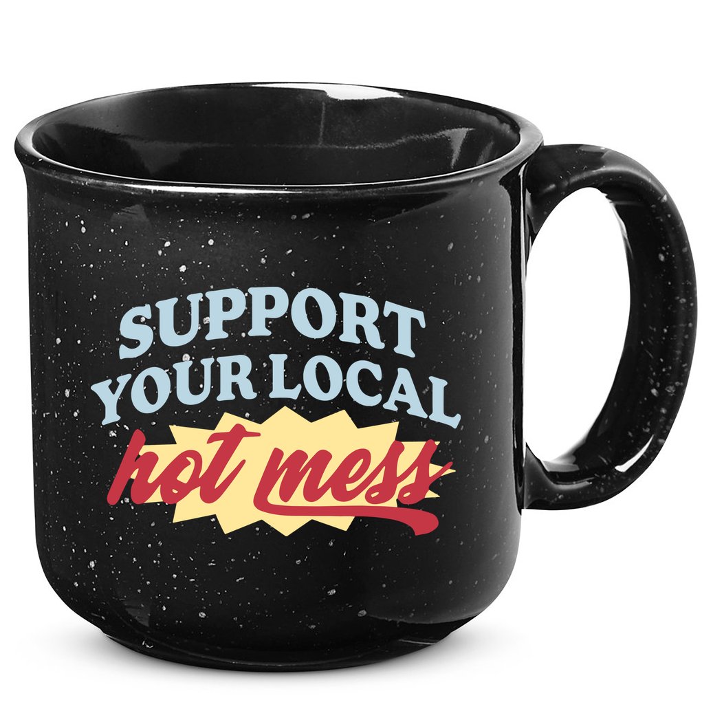 Alix Earle Support Your Local Hot Mess 15oz Campfire Ceramic Mug