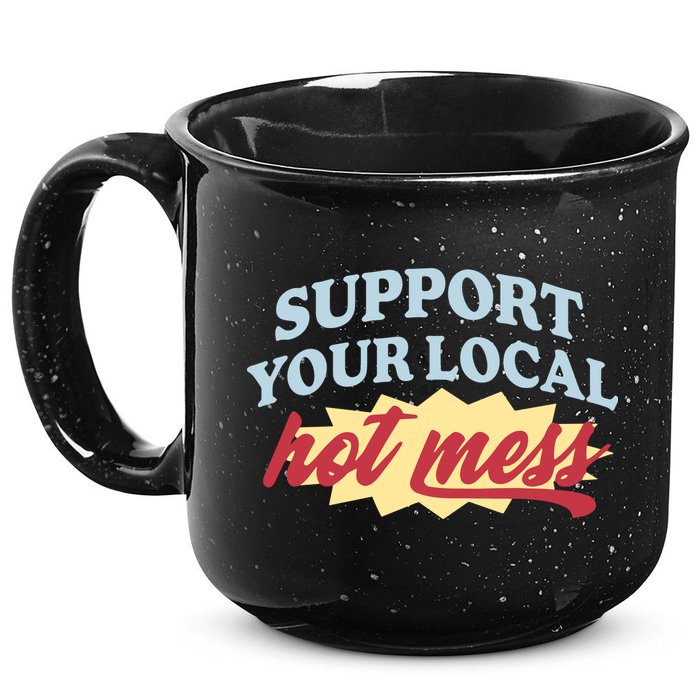 Alix Earle Support Your Local Hot Mess 15oz Campfire Ceramic Mug