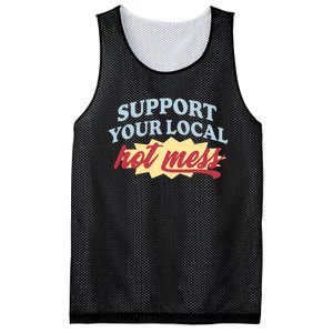 Alix Earle Support Your Local Hot Mess Mesh Reversible Basketball Jersey Tank