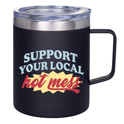 Alix Earle Support Your Local Hot Mess 12oz Stainless Steel Coffee Mug