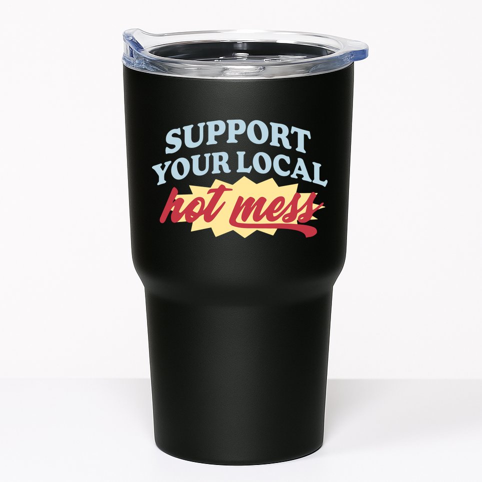 Alix Earle Support Your Local Hot Mess Tumbler