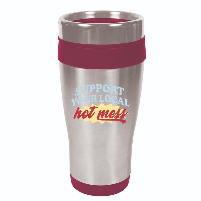 Alix Earle Support Your Local Hot Mess 16oz Travel Tumbler