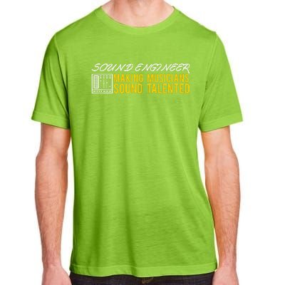 Audio Engineer Sound Technician Design Great Adult ChromaSoft Performance T-Shirt