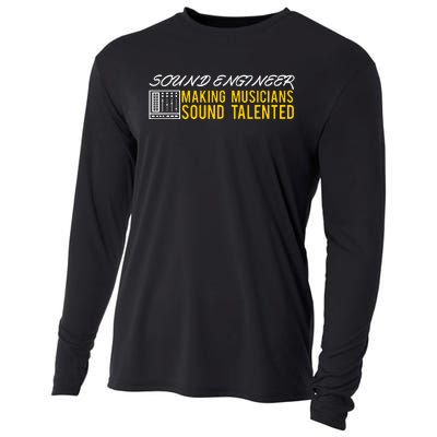 Audio Engineer Sound Technician Design Great Cooling Performance Long Sleeve Crew