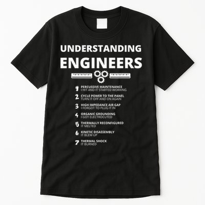 Awesome Engineering S Understanding Engineers Funny Sarcastic Engineering Gift Tall T-Shirt