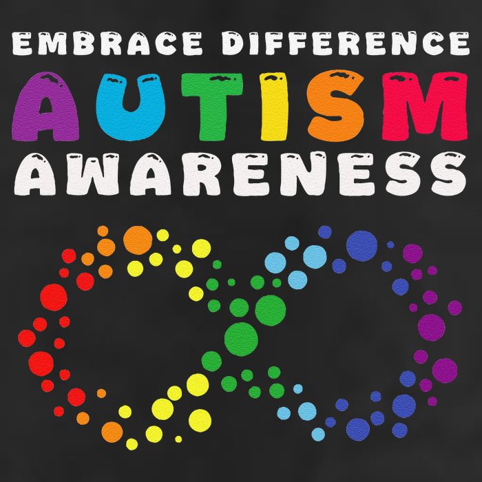Autism Embrace The Spectrum Autism Awareness 7 Panel Mesh Trucker Snapback Hat