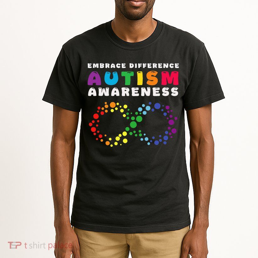 Autism Embrace The Spectrum Autism Awareness Tall T-Shirt