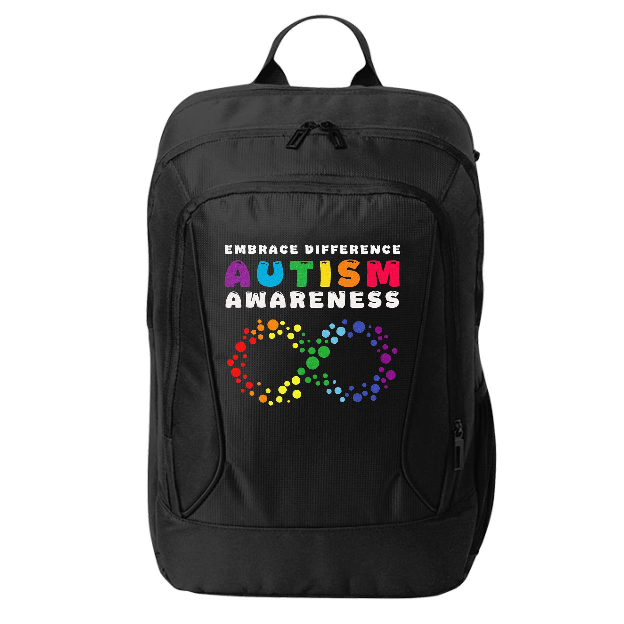 Autism Embrace The Spectrum Autism Awareness City Backpack