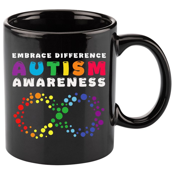 Autism Embrace The Spectrum Autism Awareness 11oz C Handle Ceramic Mug
