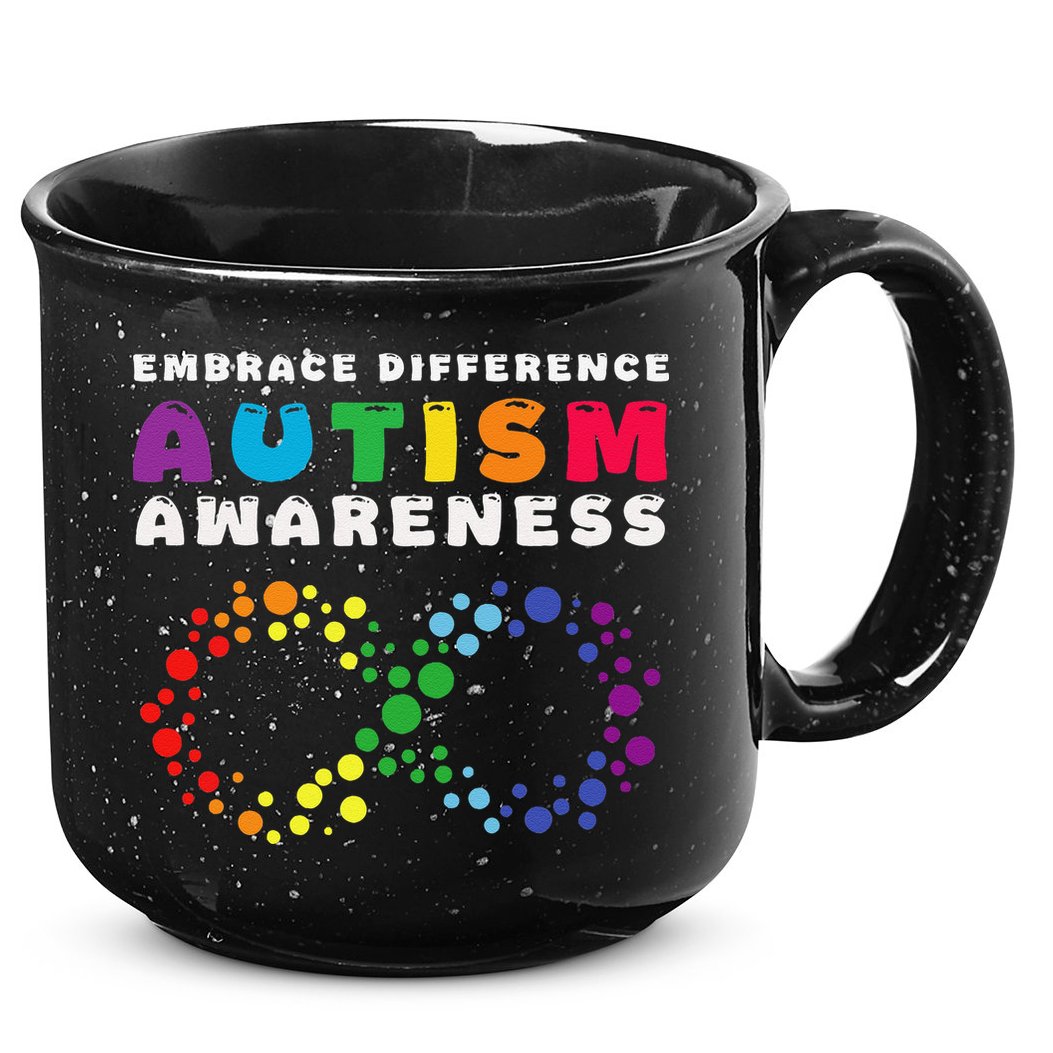 Autism Embrace The Spectrum Autism Awareness 15oz Campfire Ceramic Mug