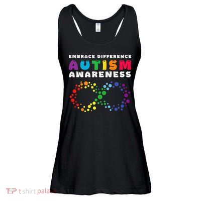 Autism Embrace The Spectrum Autism Awareness Ladies Essential Flowy Tank
