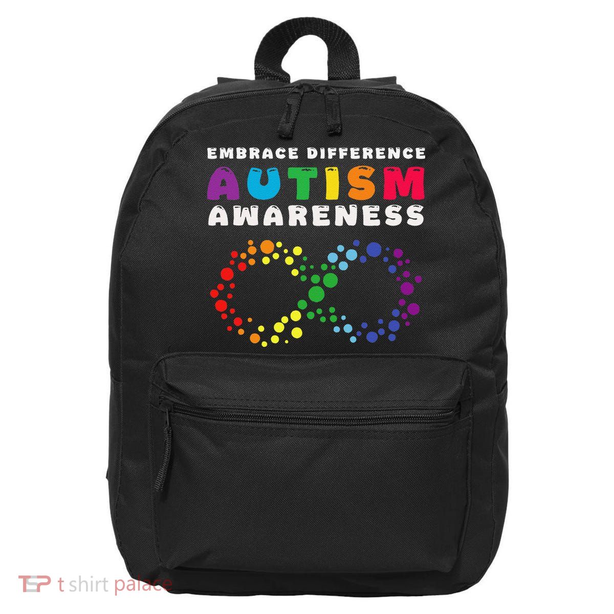 Autism Embrace The Spectrum Autism Awareness 16 in Basic Backpack