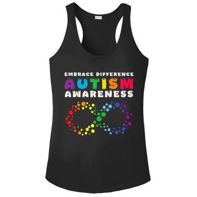Autism Embrace The Spectrum Autism Awareness Ladies PosiCharge Competitor Racerback Tank
