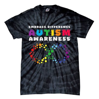 Autism Embrace The Spectrum Autism Awareness Tie-Dye T-Shirt