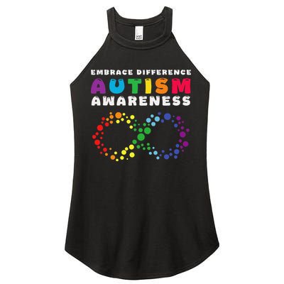 Autism Embrace The Spectrum Autism Awareness Women's Perfect Tri Rocker Tank