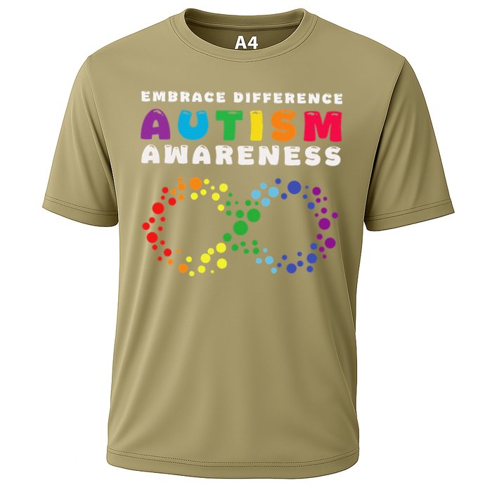 Autism Embrace The Spectrum Autism Awareness Cooling Performance Crew T-Shirt