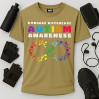 Autism Embrace The Spectrum Autism Awareness Cooling Performance Crew T-Shirt
