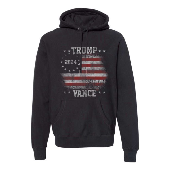 America Election Trump Vance 2024 Vice President Premium Hoodie