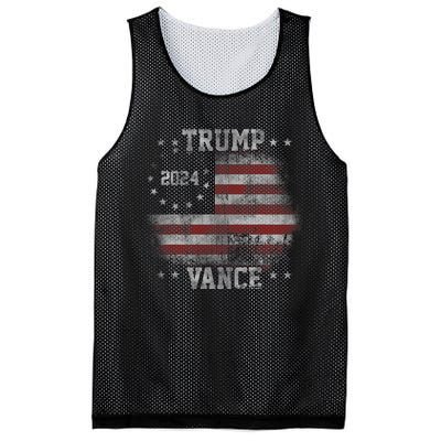 America Election Trump Vance 2024 Vice President Mesh Reversible Basketball Jersey Tank