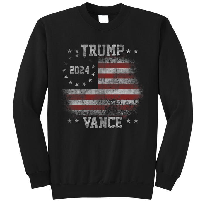 America Election Trump Vance 2024 Vice President Tall Sweatshirt