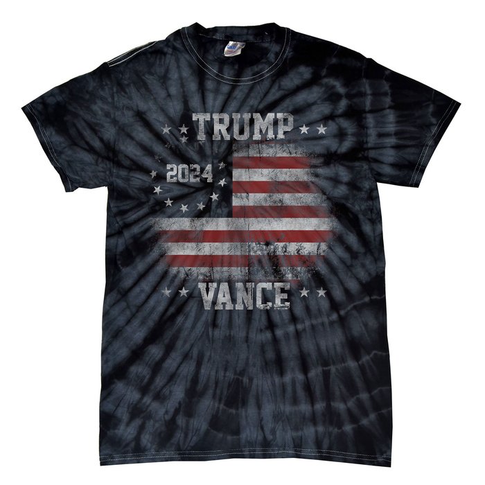 America Election Trump Vance 2024 Vice President Tie-Dye T-Shirt