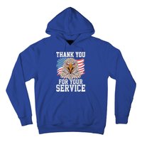 America Eagle Thank You Patriotic Veterans Day Gift Hoodie