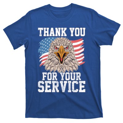 America Eagle Thank You Patriotic Veterans Day Gift T-Shirt