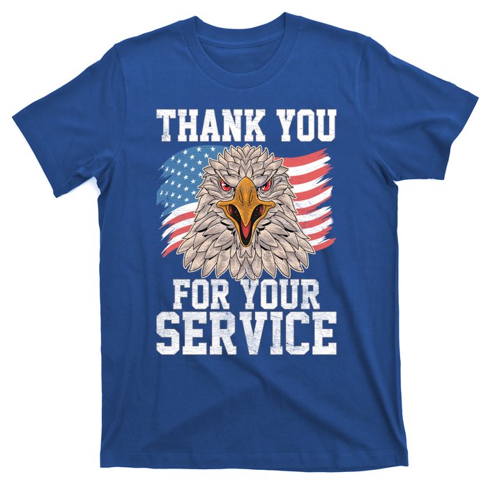 America Eagle Thank You Patriotic Veterans Day Gift T-Shirt