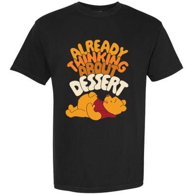 Amazon Essentials Thanksgiving Already Thinking About Dessert Garment-Dyed Heavyweight T-Shirt