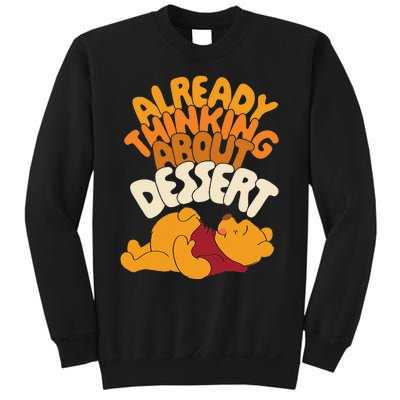 Amazon Essentials Thanksgiving Already Thinking About Dessert Sweatshirt