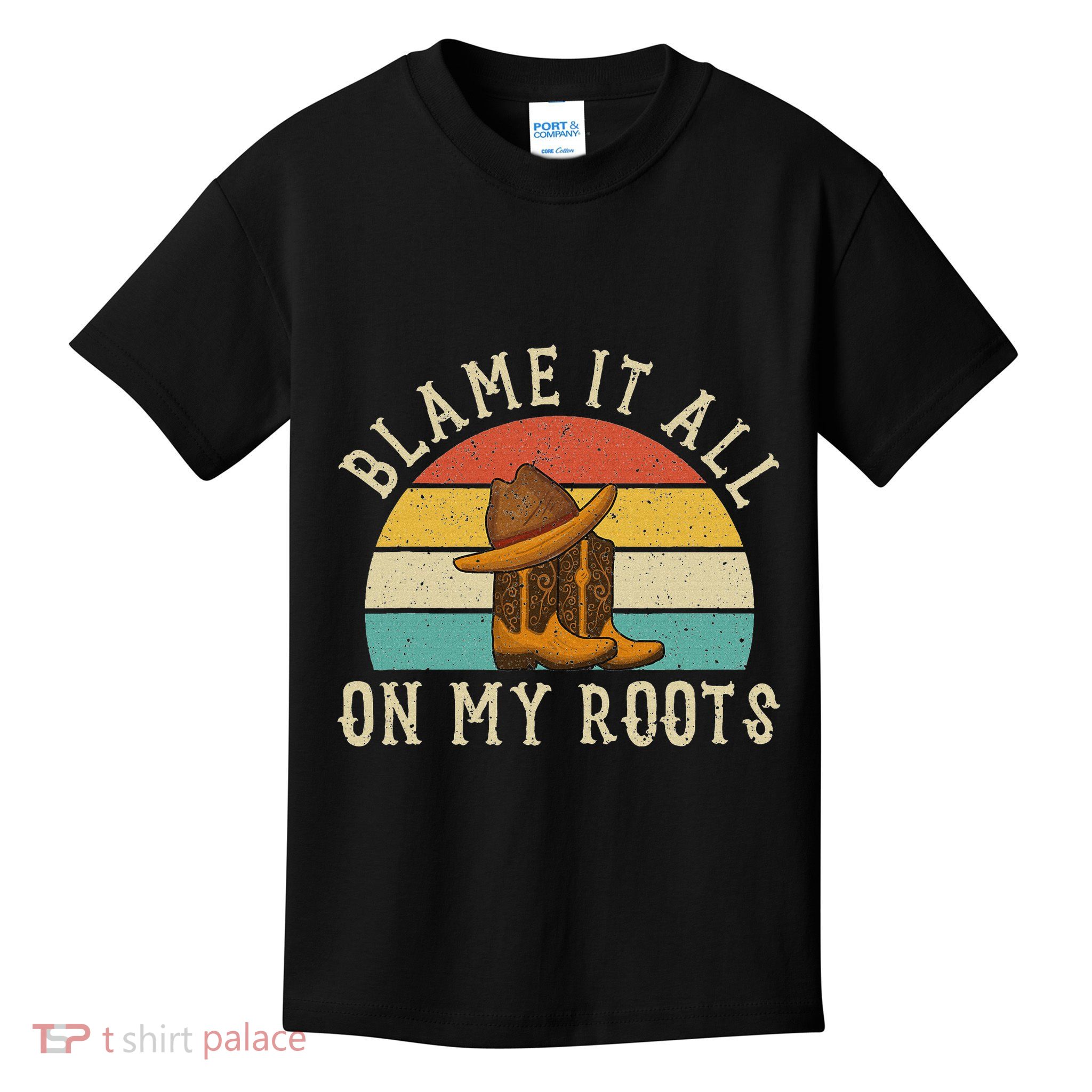 Accuse Everything To My Roots Country Music Kids T-Shirt