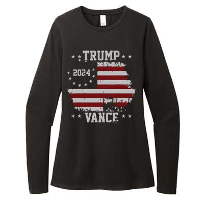 America Election Trump Vance 2024 Vice President Womens CVC Long Sleeve Shirt