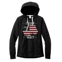 America Election Trump Vance 2024 Vice President Women's Fleece Hoodie