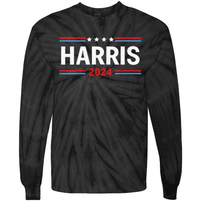 America Election Usa Vote Kamala Harris 2024 President Tie-Dye Long Sleeve Shirt