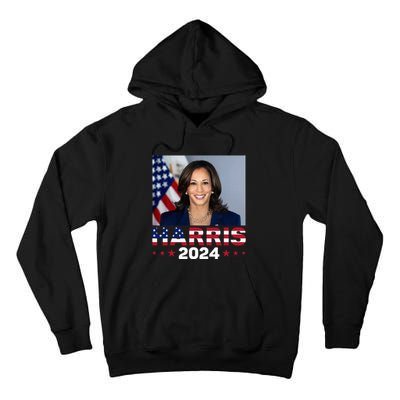 America Election Usa Vote Kamala Harris 2024 Presiden Tall Hoodie