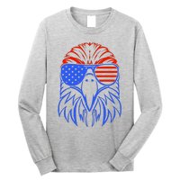 American Eagle Usa Flag Long Sleeve Shirt