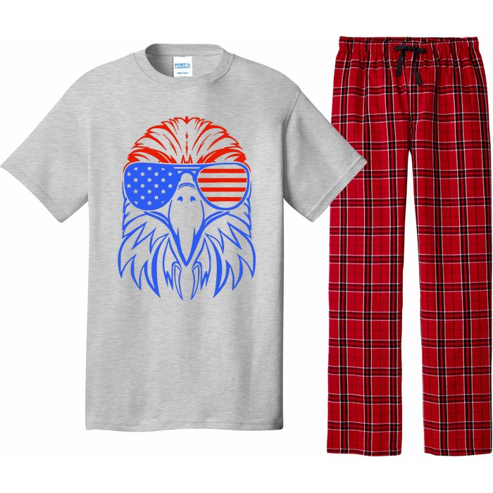 American Eagle Usa Flag Pajama Set