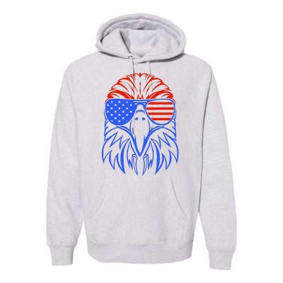 American Eagle Usa Flag Premium Hoodie