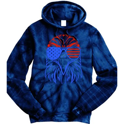 American Eagle Usa Flag Tie Dye Hoodie