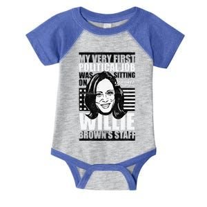 America Election Vote Kamala Harris 2024 President Infant Baby Jersey Bodysuit