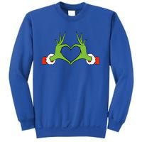 Awesome Elf With Cute Heart Hands Style Christmas Costumes Sweatshirt