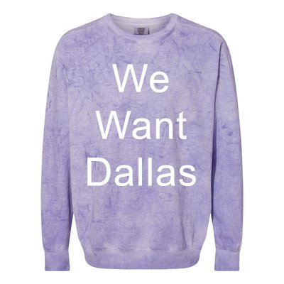 Anthony Edwards We Want Dallas Colorblast Crewneck Sweatshirt