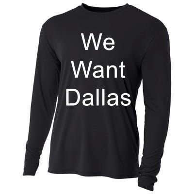 Anthony Edwards We Want Dallas Cooling Performance Long Sleeve Crew