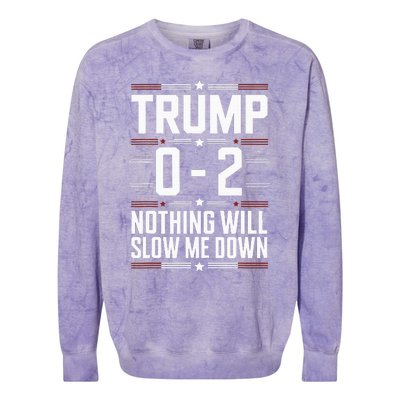 American Flag 02 Trump 2024 Colorblast Crewneck Sweatshirt