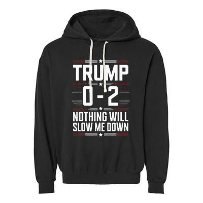 American Flag 02 Trump 2024 Garment-Dyed Fleece Hoodie