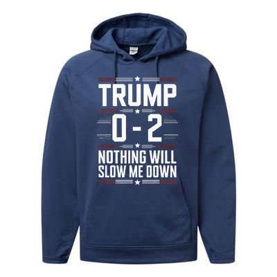 American Flag 02 Trump 2024 Performance Fleece Hoodie