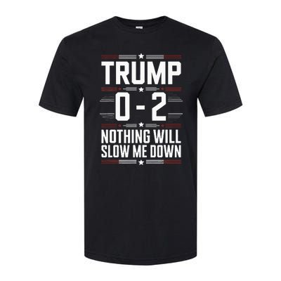 American Flag 02 Trump 2024 Softstyle® CVC T-Shirt