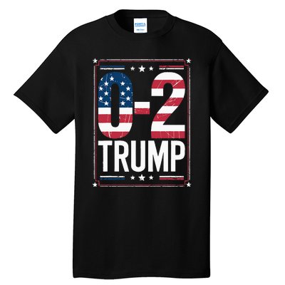 American Flag 02 Trump 2024 Tall T-Shirt