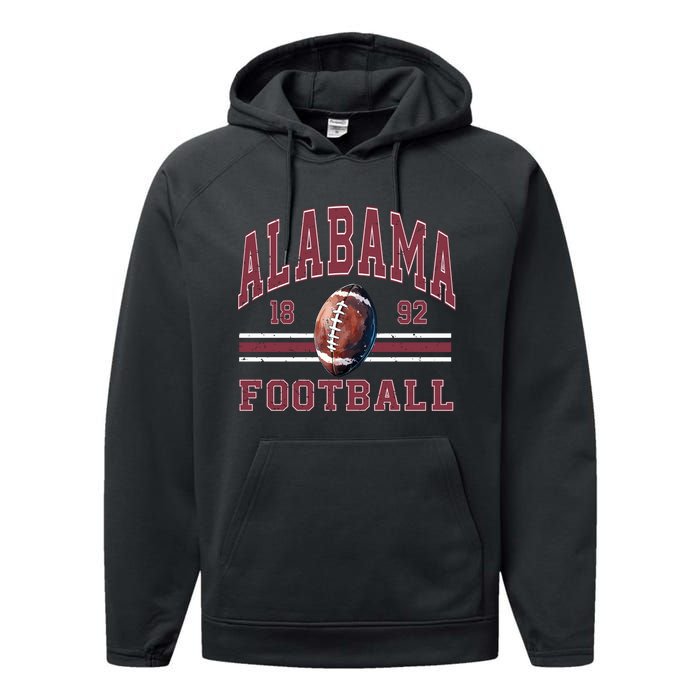 Alabama Football 1892 Lover Team Supporter Performance Fleece Hoodie